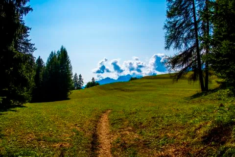 Alpine pastures Stock Photos