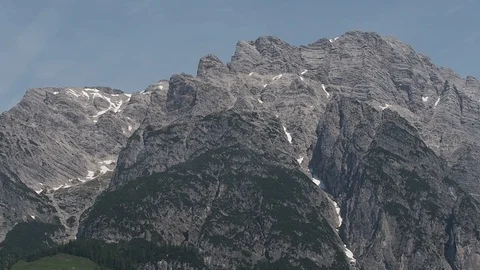 Alpine peaks at Leogang, Austria Stock Footage 98855832