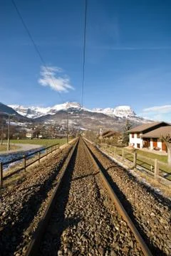 Alpine Railway Stock Photos