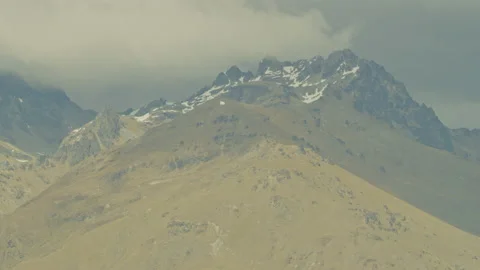 Alpine ridges with stormy sky Stock Footage 159749601