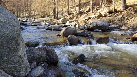 Alpine river Stock Footage 239007045