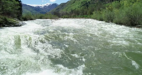 Alpine river Sesia Stock Footage 107317561