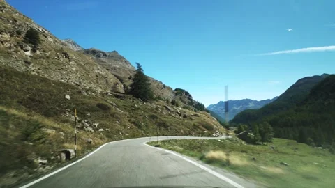 Alpine Road Stock Footage 318069934