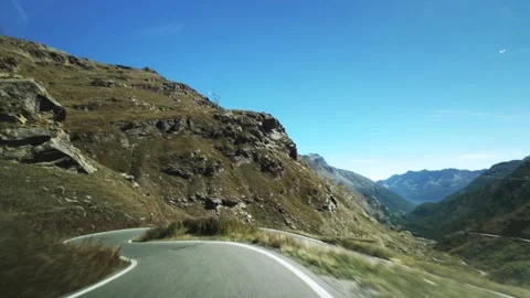 Alpine Road Stock Footage 318069941