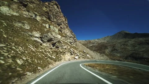 Alpine Road Stock Footage 318070271