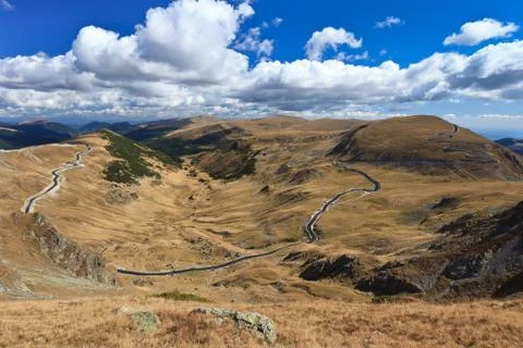 Alpine road Stock Photos