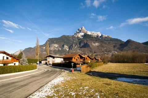 Alpine scene Stock Photos