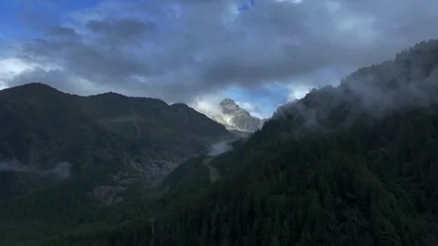 Alpine Scenery Stock Footage 317760469