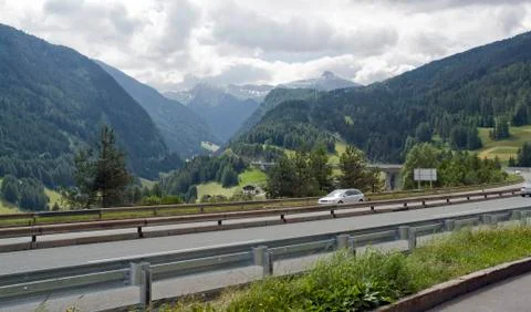 Alpine scenery at summer time Stock Photos