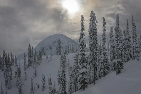 Alpine scenery when mountaineering with friends Stock Photos