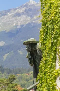 Alpine sculptures Stock Photos