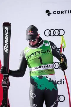 Alpine ski race - 2023 Audi FIS Ski World Cup - Men s Super G Paris Domini... Foto stock