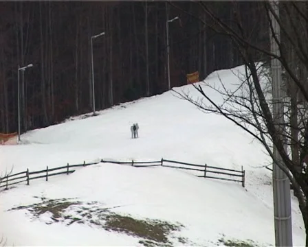 Alpine Skiing Stock Footage 1008246