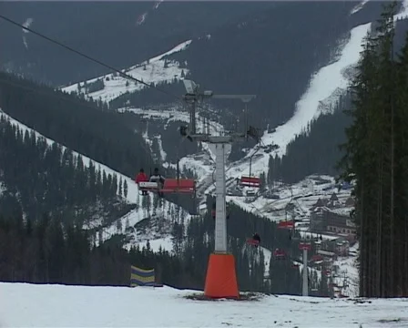 Alpine Skiing Stock Footage 1008295