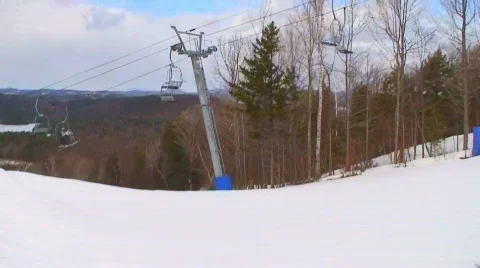 Alpine Skiing Front Flip Vídeos de archivo 449697