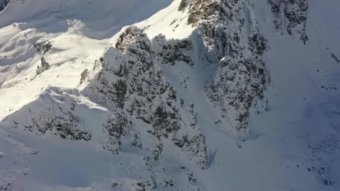 Alpine Snow Peaks With Clear Sky Vidéo 331696780