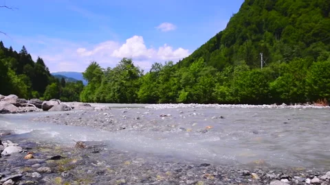 Alpine Stream Vídeo Stock 330634555