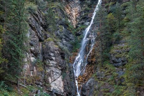 Alpine stream 库存照片