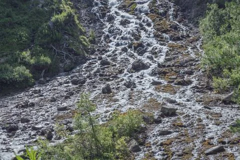 Alpine stream Stock Photos