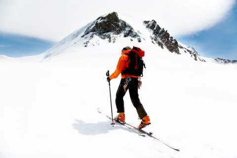 Alpine touring Stock Photos