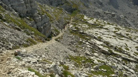 Alpine trail Stock Footage 80085150