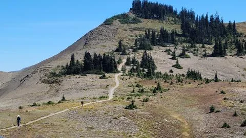 Alpine trails Stock Photos