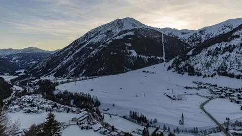Alpine valley day to night time lapse Stock Footage 103751888