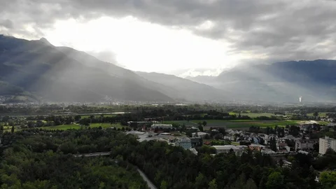 Alpine valleys and meadows Stock Footage 118615873