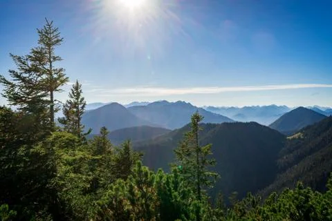 Alpine View / Herzogstand Stock Photos