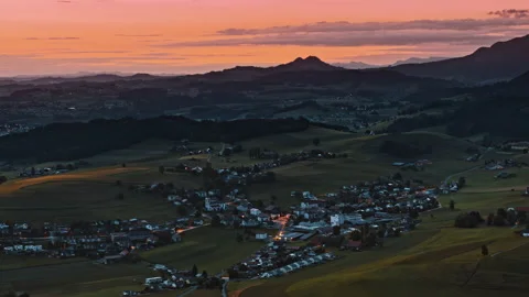 Alpine view with high mountains Stock Footage 160777514