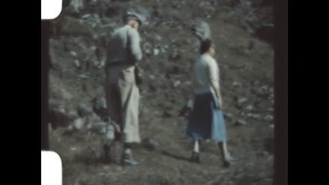 Alpine Walk 1957 Stock Footage 290930081