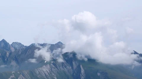 Alpine weather time lapse Stock Footage 29775690