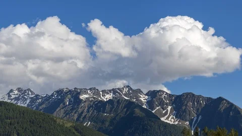 Alpine weather time lapse Video stock 122445140