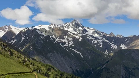 Alpine weather time lapse: Grossglockner Stock Footage 122449743