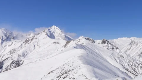 Alpine winter time lapse Video stock 125959335