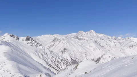 Alpine winter time lapse Video stock 125959412