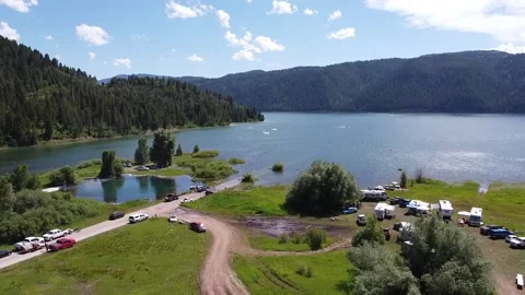 Alpine Wyoming Stock Footage 134425206