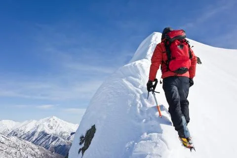 Alpinist Stock Photos