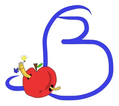 Alplabet B Stock Illustration