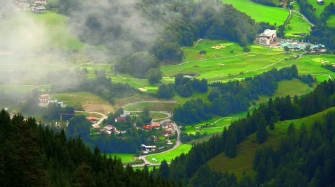 In The Alps 05 Clouds Timelapse Stock Footage 856957