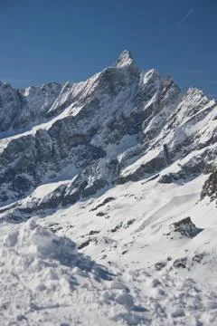 Alps in cervinia Stock Photos