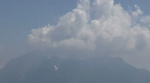 The Alps with cloud Stock Footage 60637403