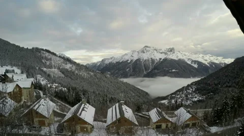 Alps Clouds Time Lapse 2 of 2 Stock Footage 47481517