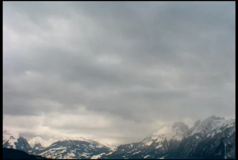 Alps Clouds Timelapse Austria Stock-Footage 116905