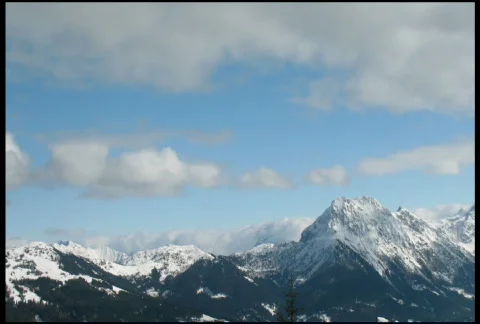 Alps Clouds Timelapse Austria Stock-Footage 116996