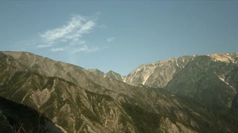 Alps of Hakuba, flat color 動画素材 66748604