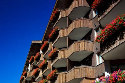 Alps house Foto stock