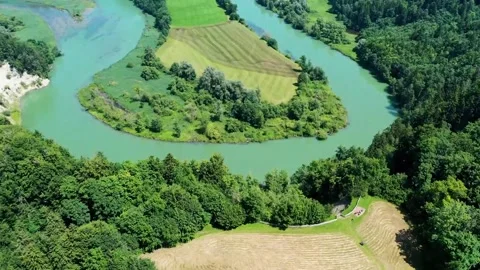 Alps on the Iller Stock Footage 163297987