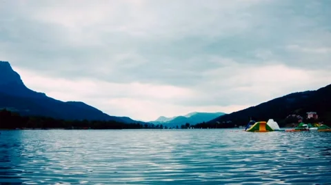 Alps lake Stock Footage 44128036