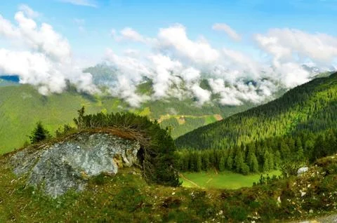 Alps landscape Stock Photos
